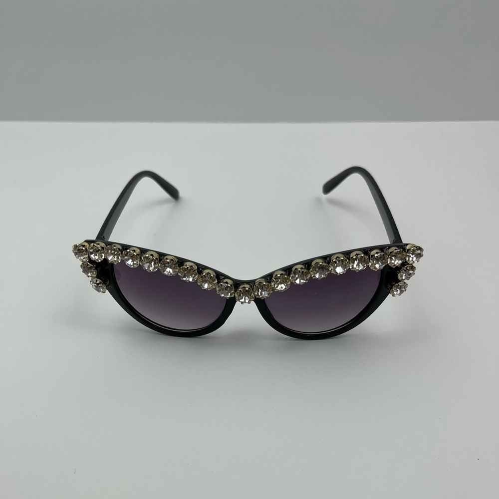 Acrylic Rhinestone Sunglasses - Picture 4 of 6